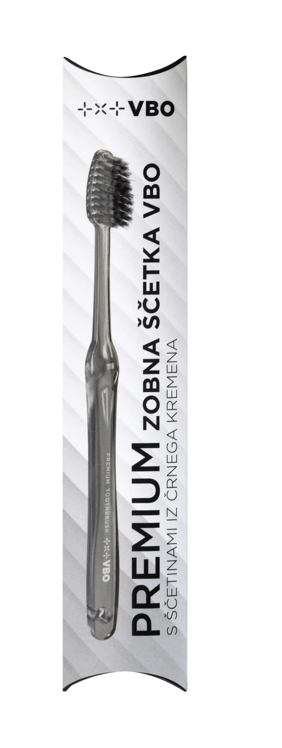 VBO Premium Zahnbürste für Erwachsene - Schwarz, 1