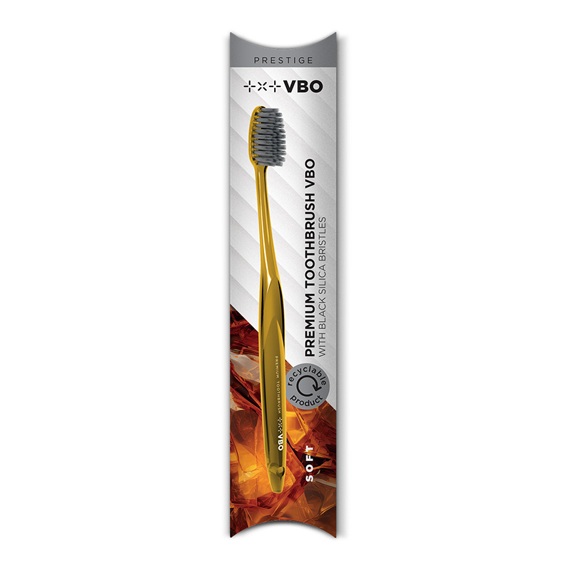 VBO Premium Zahnbürste – Prestige Linie - Amber Yellow, 1
